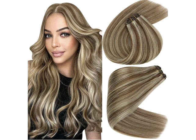 Extensii la Metru Russian Suvitat Saten Natural/ Blond Deschis